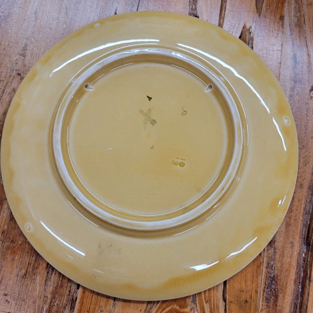 Ridgways Burns Cottage & Thursday Monks Fishing‎ Decorative Plates Set